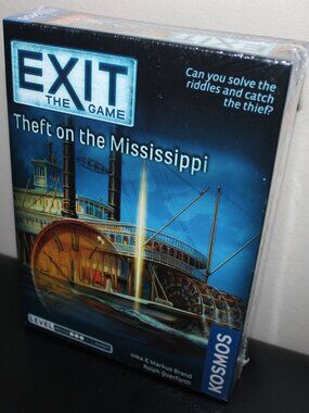 3/$55❤️sealed EXIT: Theft on The Mississippi Card Game Adults & Kids